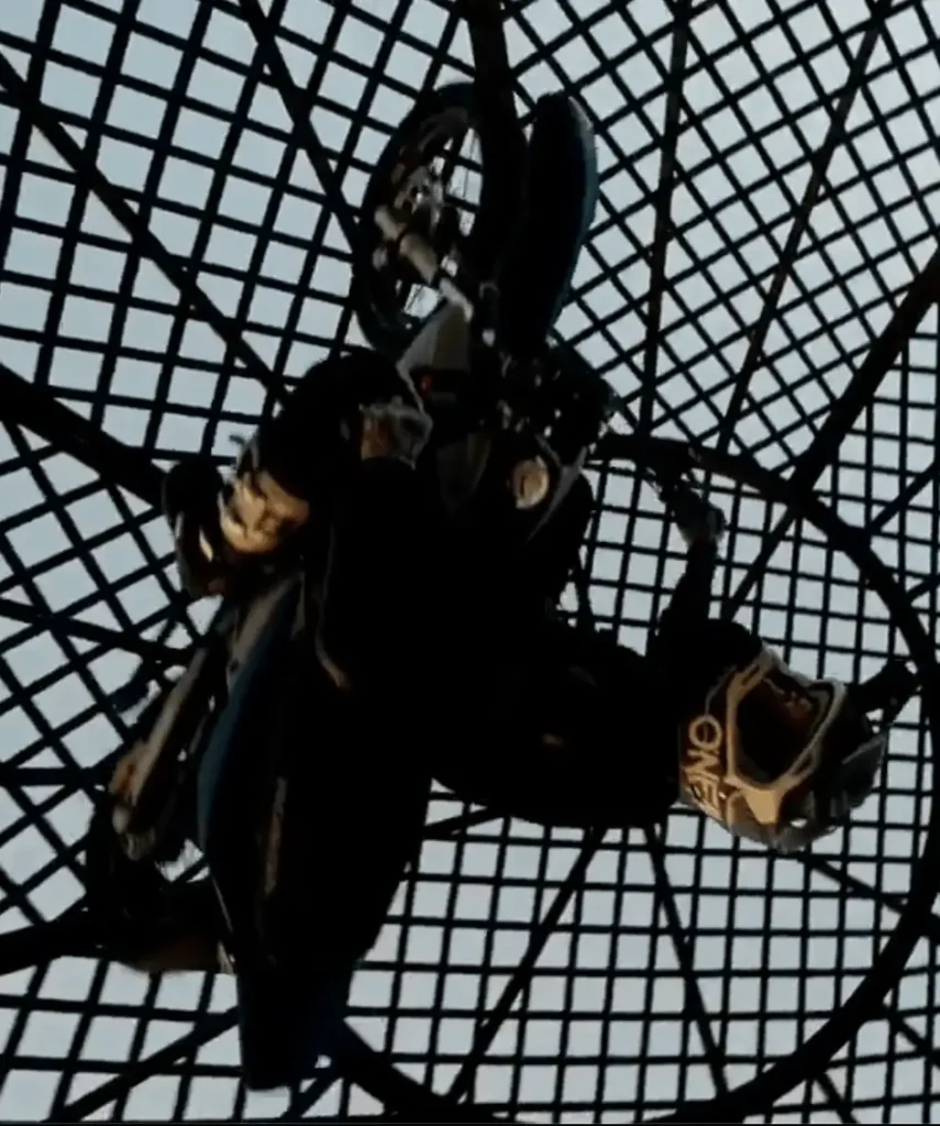 Danger Globe Honda motorcycle stunt campaign